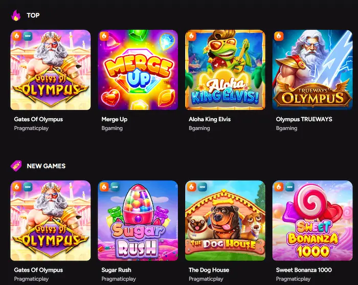 Casiny Casino Australia games
