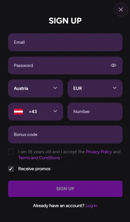 Casiny Casino Australia registre